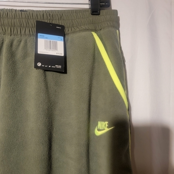 Nike Sportswear Fleece Pants Mens Size Medium CU4371 380 - Picture 4 of 7